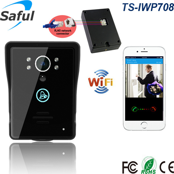 Wireless doorbell ip door entry intercom smart phone video door phone with unlocking