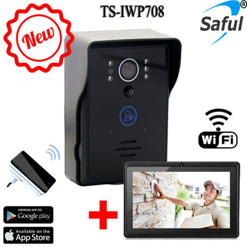 Wireless doorbell ip door entry intercom smart phone video door phone with unlocking