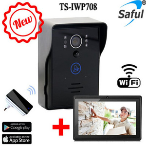 Wireless doorbell ip door entry intercom smart phone video door phone with unlocking