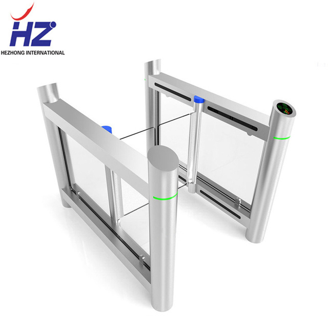 304 stainless steel Museum prison use square type bi directional turnstile mechanism swing gate turnstile