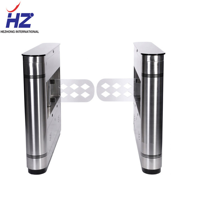 304 stainless steel Museum prison use square type bi directional turnstile mechanism swing gate turnstile