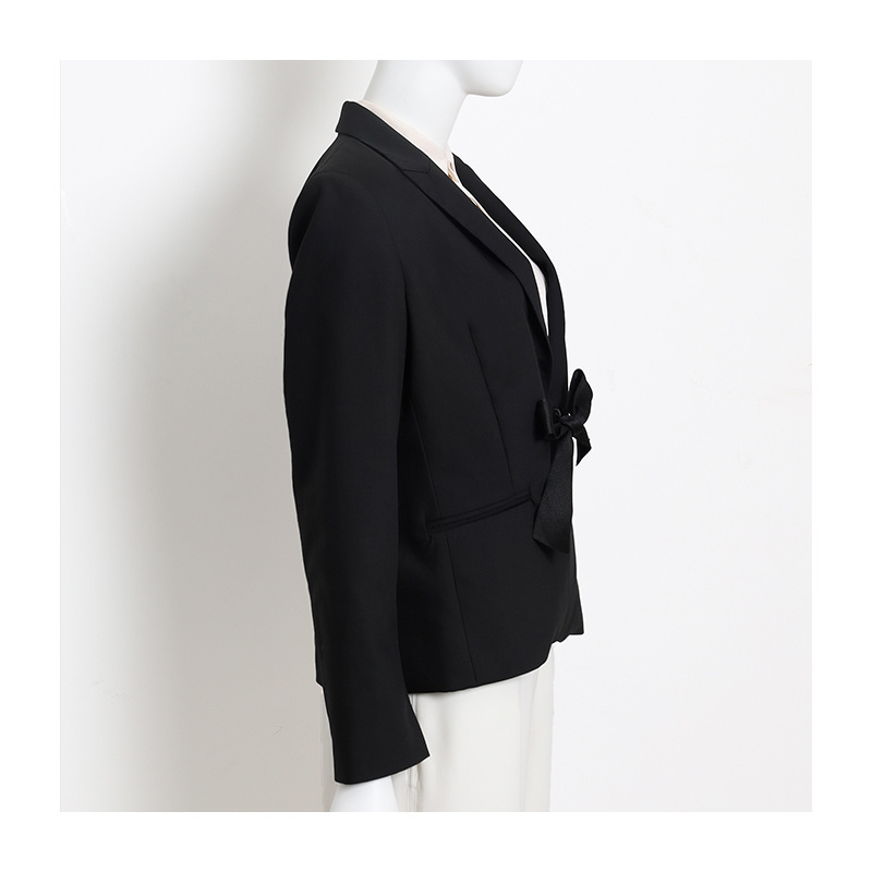 Wholesale Selling High Quality Solid Color V-neck Single Buckle Blazer Suit Formal Suit Women's Suits & Tuxedo