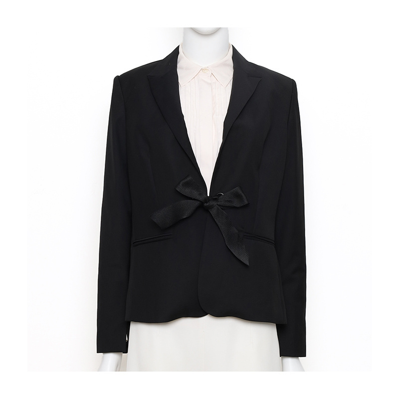 Wholesale Selling High Quality Solid Color V-neck Single Buckle Blazer Suit Formal Suit Women's Suits & Tuxedo