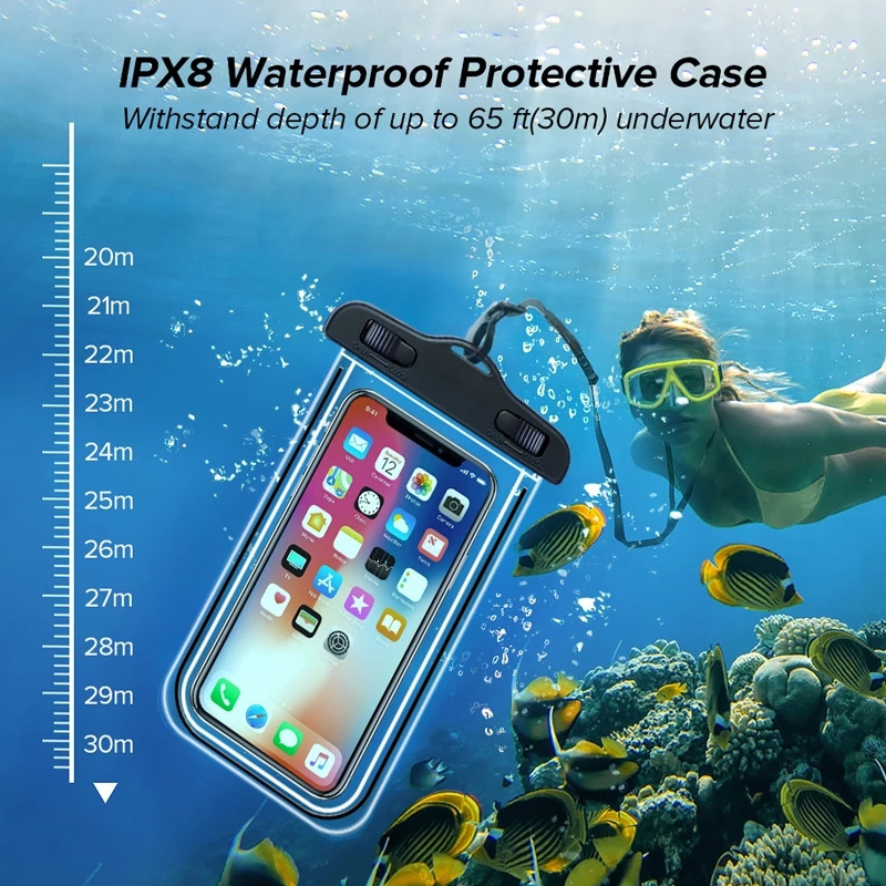 Compatible Brand New Waterproof Cell Phone Bag Underwater Outdoor Case For Mobile Phone Waterproof Phone Bag