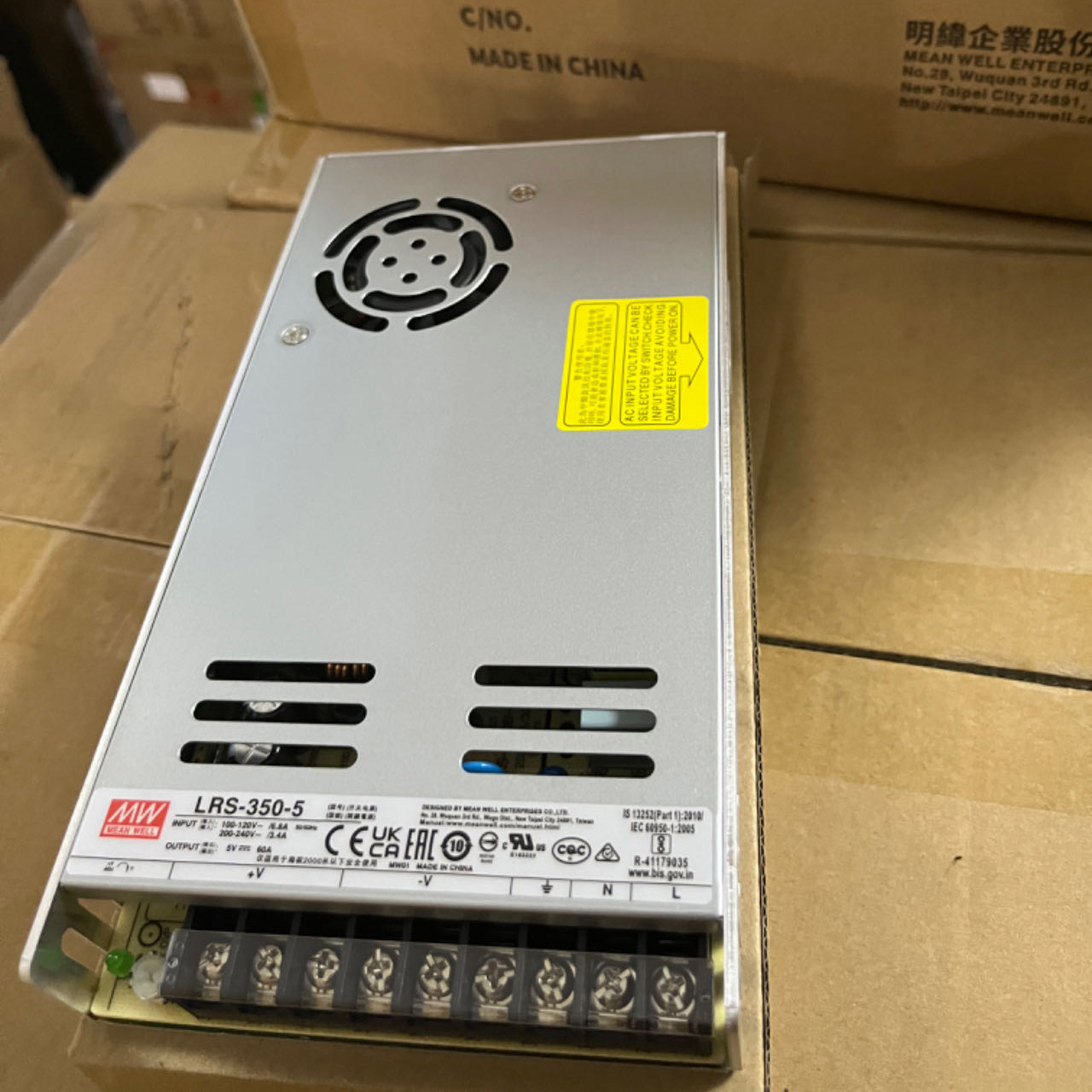 Meanwell LRS-350-5 5v Ac To Dc smart Switching Mode Power Supply Metal Case 5V 300w Switching power supply 3505v