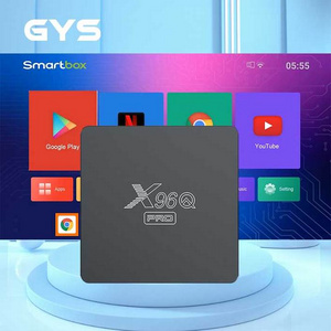 GYS factory supply high quality design X96 Q pro tt tv box android 4k player set top tv box x96Q pro android set top box