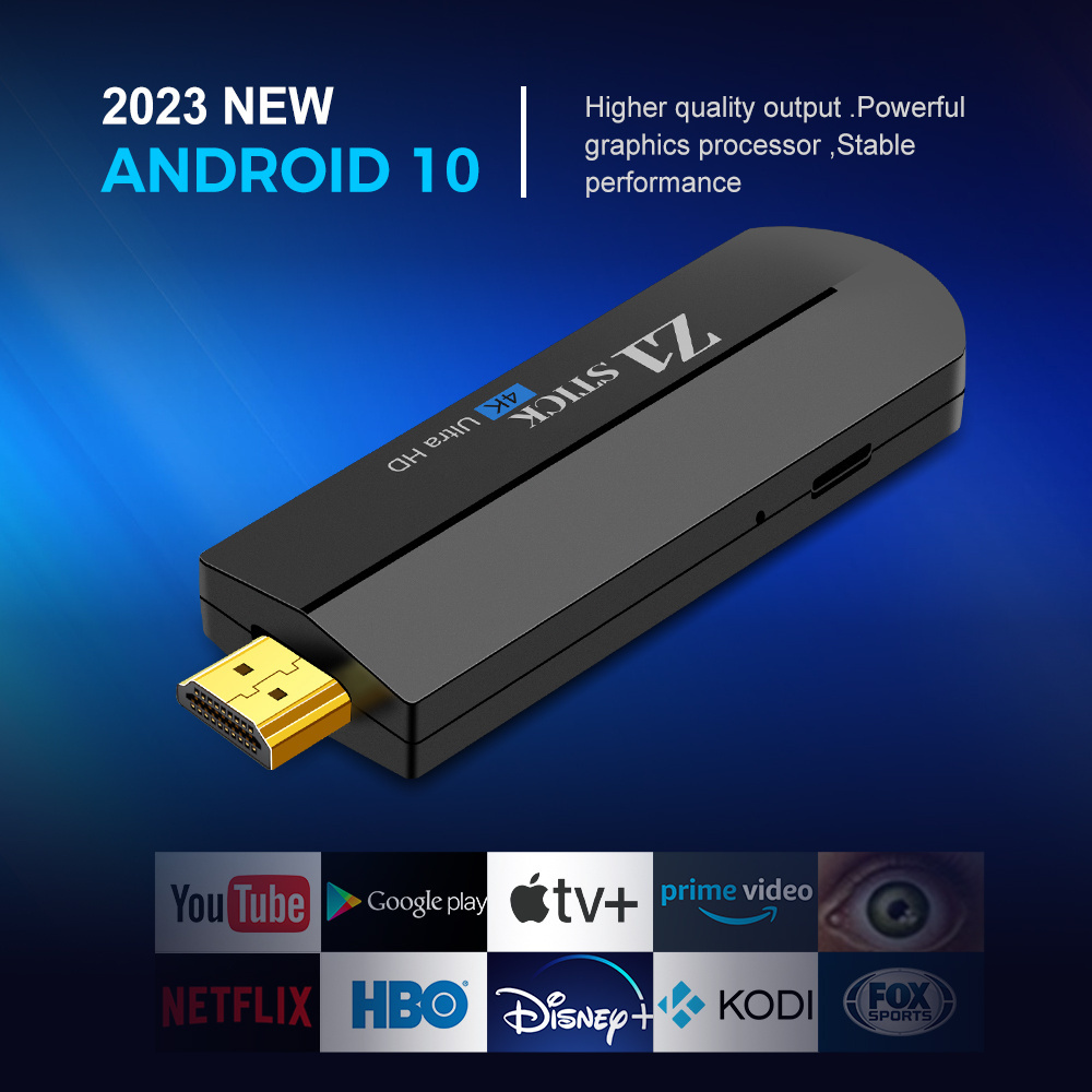 GYS  Z1 Stick Android TV Dongle 2 4g 5g Wifi Allwinner H313 Set Top Box Smart TV stick 4k android TV Voice Control