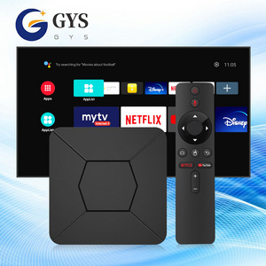 GYS Android 10 Smart TV Box Streaming H313 2gb 8gb Q5 Set Top TV Digital Android TV Box with Voice remote