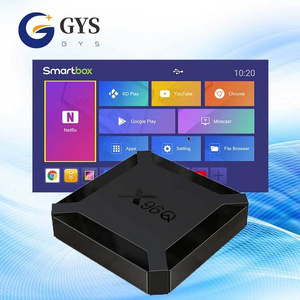 GYS 2023 Hot Sell X96Q Quad Core 2.4g 4k Android 11 Support OEM brand Youtube app installed X96q Smart Tv Box