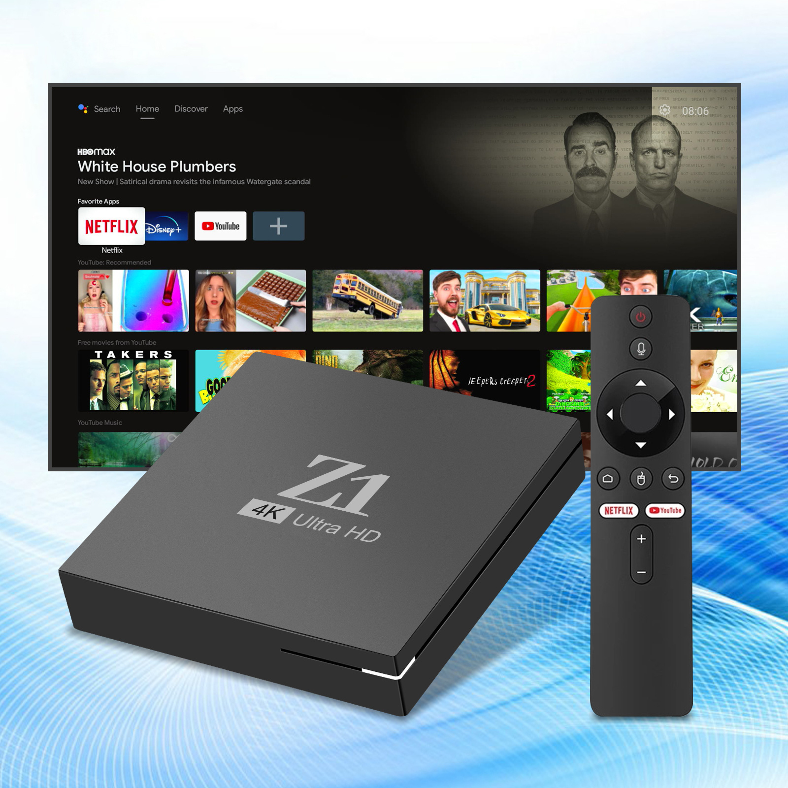 High Quality Android TV Box 4K IPTV Set Top Box with 2.4G/5G Dual WiFi iptv subscription 4k Android TV Box