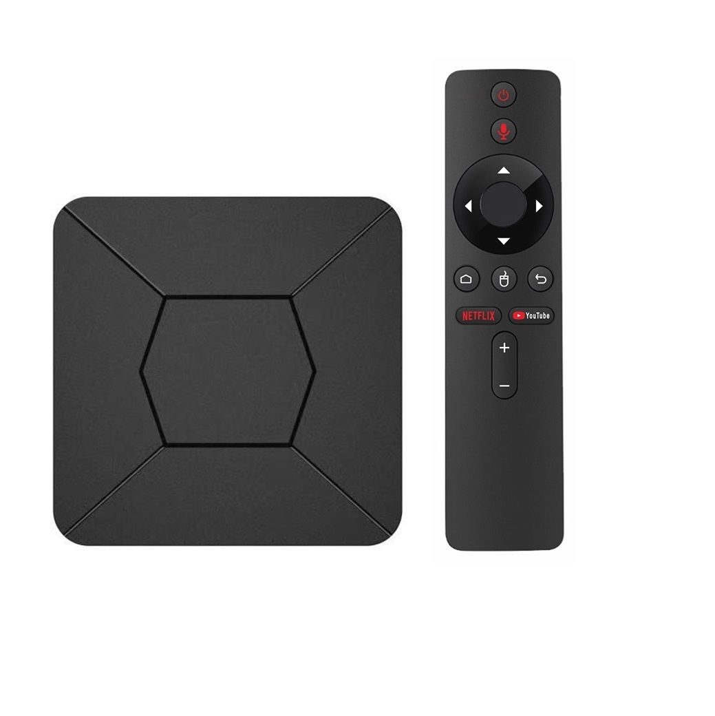 GYS Android 10 Smart TV Box Streaming H313 2gb 8gb Q5 Set Top TV Digital Android TV Box with Voice remote