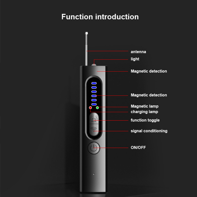 X13 Full Range RF Anti Spy Bug Detector Wireless Hidden Camera Signal GSM Device Finder GPS tracker