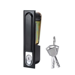 black zinc electrical door panel double door cabinet lock for metal cabinet lock