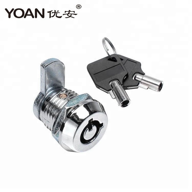 Round tubular Key Security mini Cam Lock 10mm