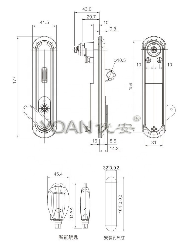 Best-selling High Security Anti Theft Smart Door Locks Good Quality Locks for Airbnb Apartment Smart Door Lock