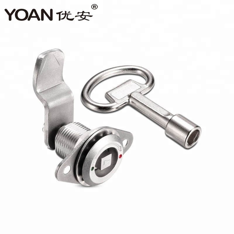 furniture hardware stainless steel furniture hook cam lock for mailbox advertising showcase door lock cylinder with key