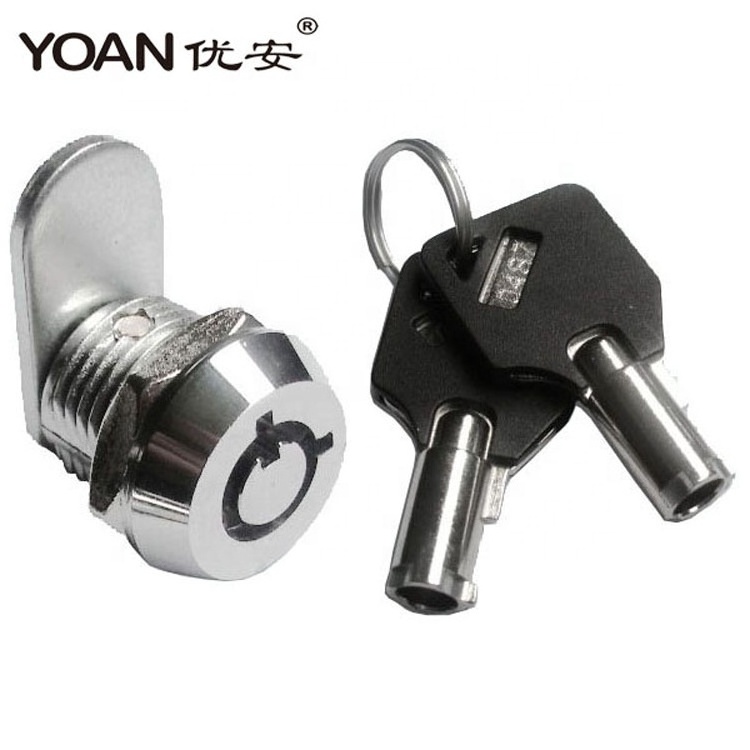 High security 10mm mini cam lock  advertising machine lock