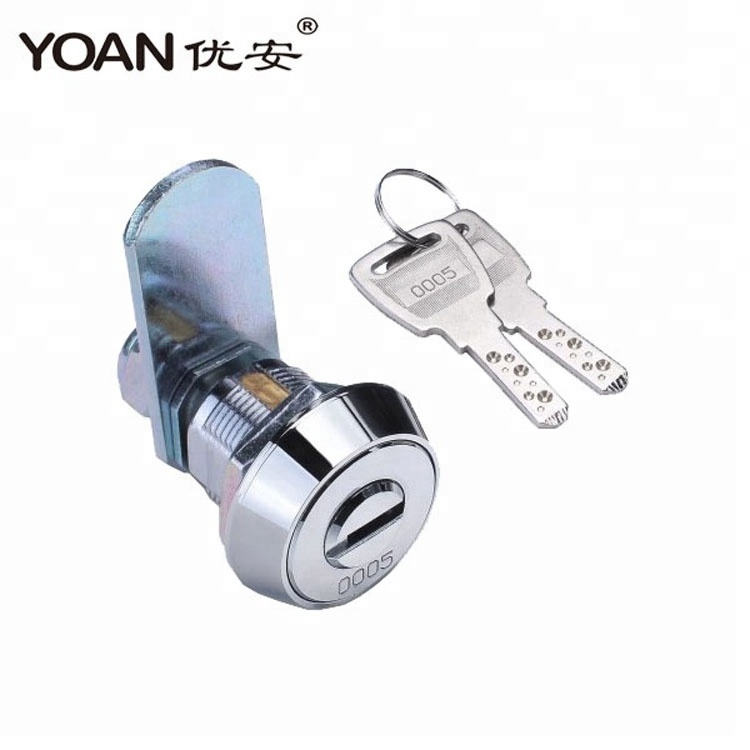 high security brass dimple key cylinder cam lock for electrical cabinet letter cash box machine door with keyed alike and differ