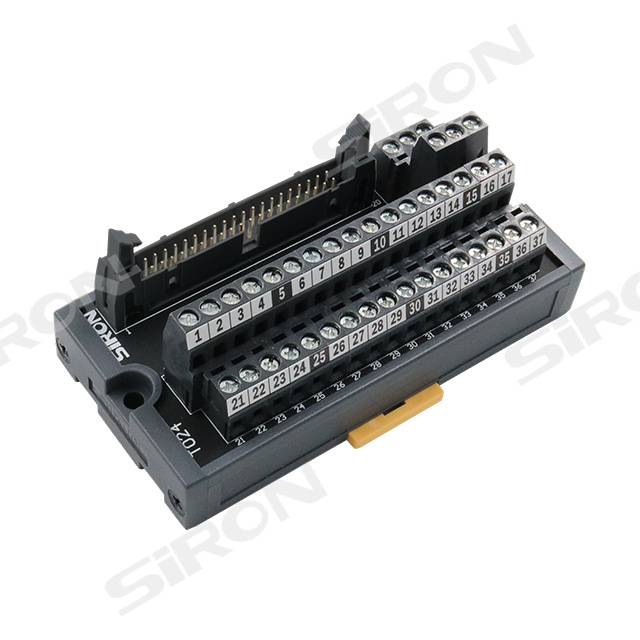 SiRON T022/T023/T024 Suitable PLC small size design 20/34/40 pin european general din rail terminal block