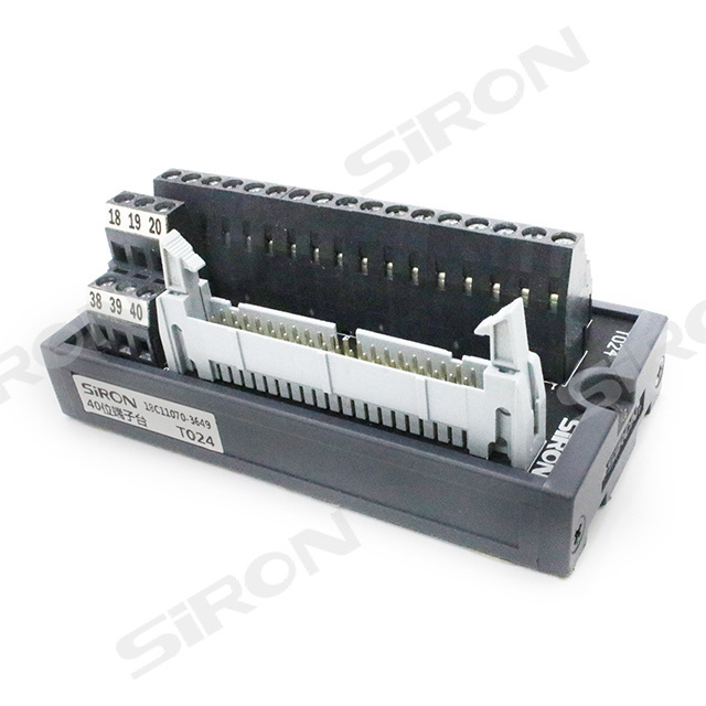 SiRON T022/T023/T024 Suitable PLC small size design 20/34/40 pin european general din rail terminal block