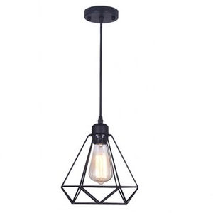 Modern Industrial LED Lights Metal Cage Pendant Ceiling Lamp Chandelier Lighting Fixtures Vintage Hanging Light Living Room E27