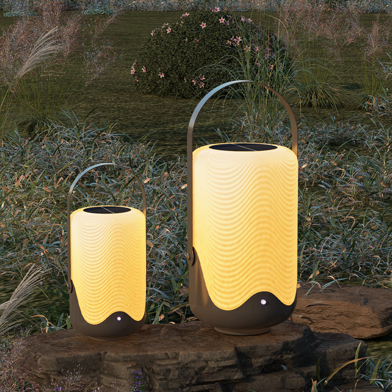 New Arrival Remote Color Changing Dimmable Lighting Up Mood Table Lamp Outdoor Led Portable Solar Lantern Lamp