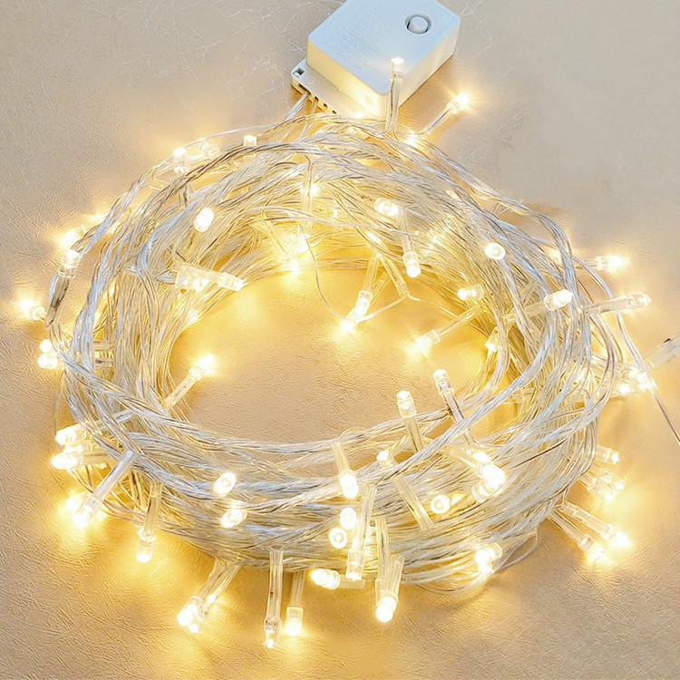 LED String Light 10M 20M 30M 50M 100M AC220V Xmas Holiday Light Waterproof Christmas Lights Indoor Outdoor  Decoration