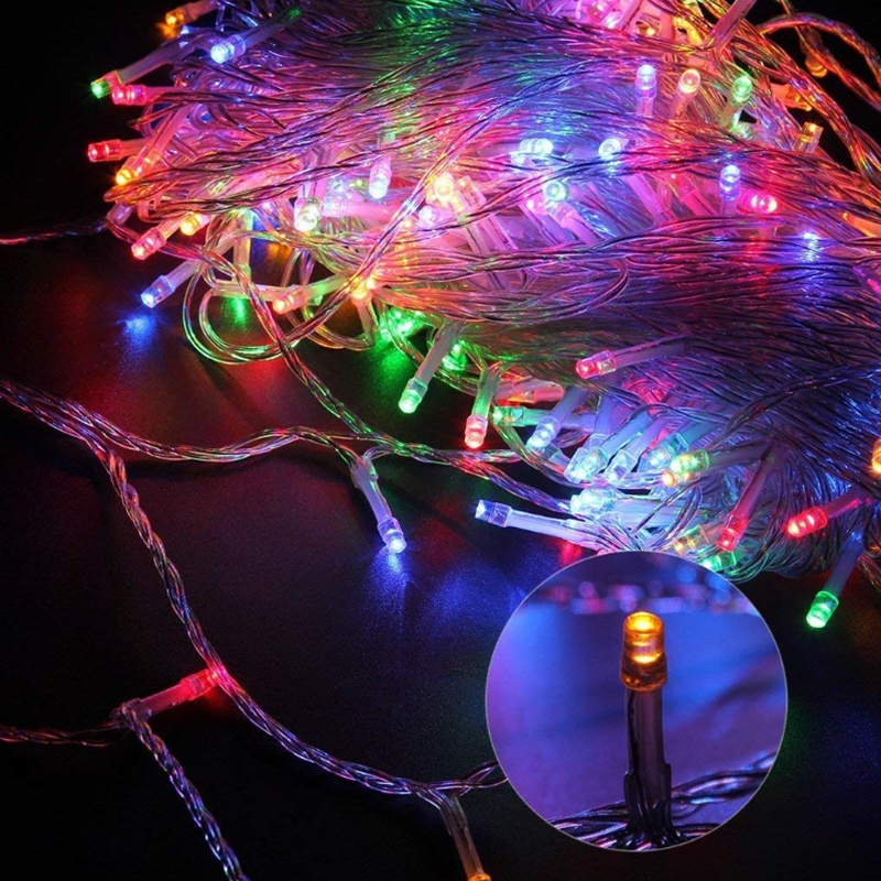 LED String Light 10M 20M 30M 50M 100M AC220V Xmas Holiday Light Waterproof Christmas Lights Indoor Outdoor  Decoration