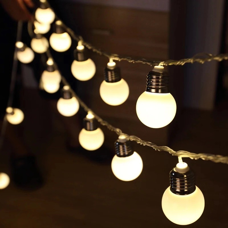 G50 Battery Operated Retro Rgb Patio Garden Christmas Camping Holiday Decorative Led String Lights With Bulbs Led Edison