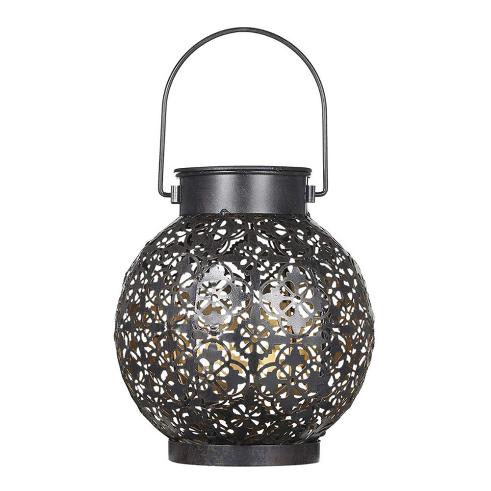 Moroccan Style Lighting Chandeliers Outdoor Solar Hanging Lantern Lights Decorative Retro Turkish Mosaic Lamp Lanterns