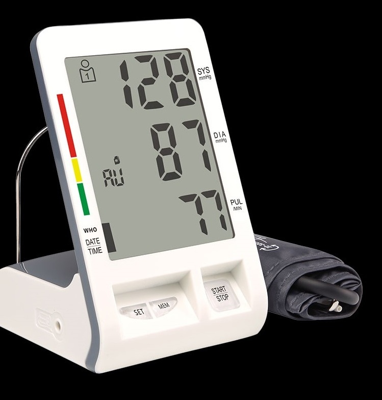 Desktop medical hospital home wireless BP monitor automatic tensiometer big screen portable blood pressure monitor