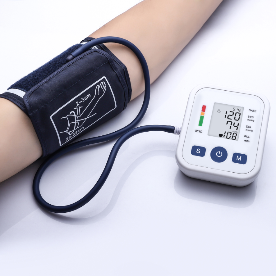 Household  telehealth automatic digital tensiometer medical blood pressure monitor electronic arm type sphygmomanometer