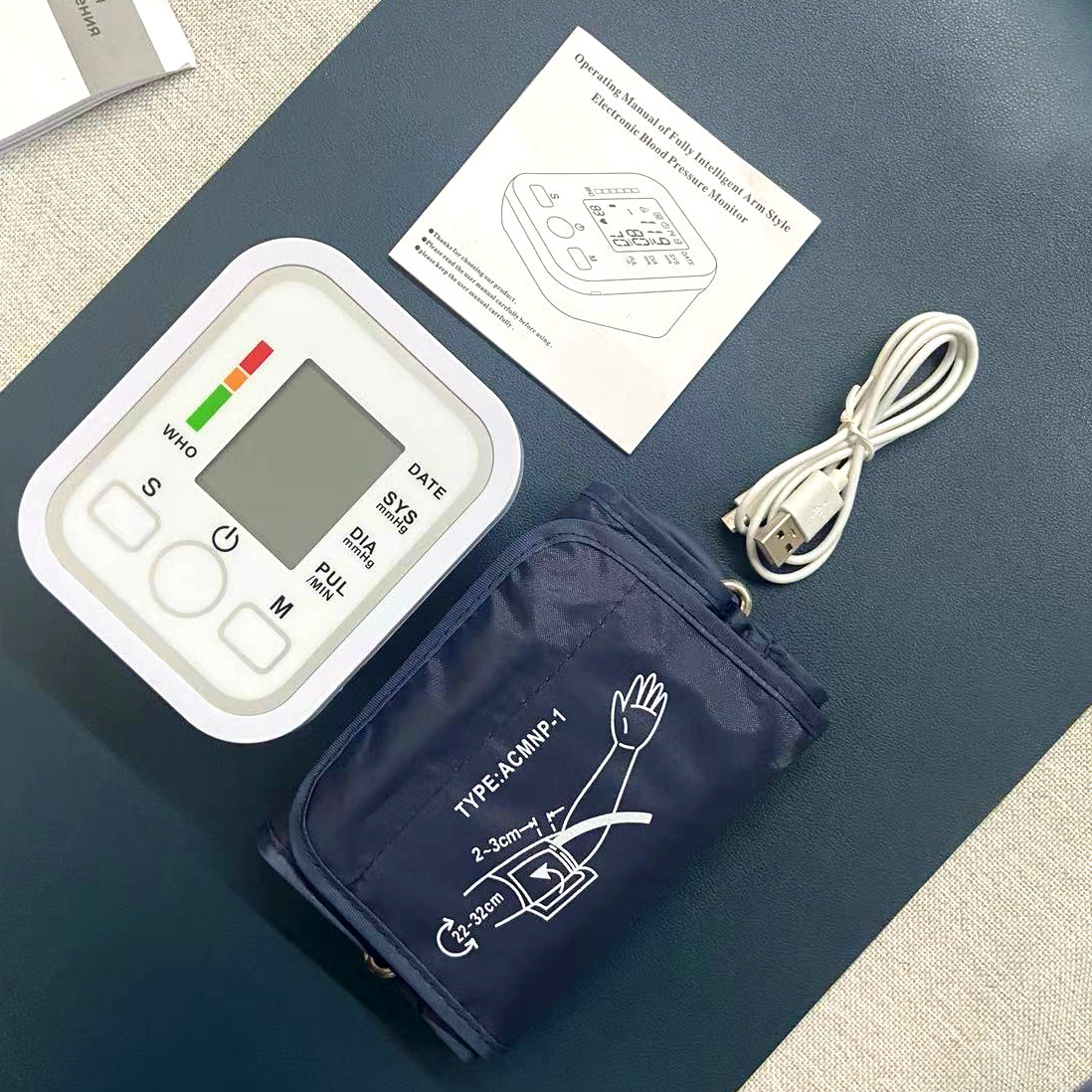 Household  telehealth automatic digital tensiometer medical blood pressure monitor electronic arm type sphygmomanometer