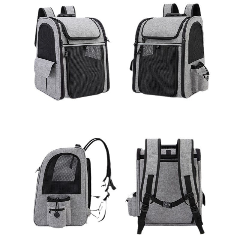 New Large Size Simple Pet Carrier Bag Backpack Durable Portable Zipper Breathe Small Animals Cats Dogs Pet Travel Backpack