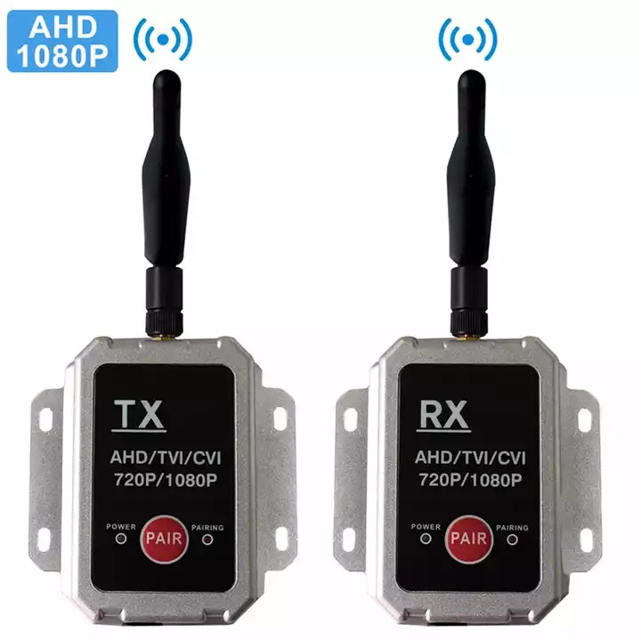 Wireless Transceiver AHD Wireless Transmitter/Receiver for up to 720P 1080P Wired Cameras