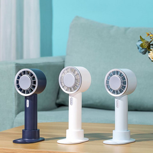 factory wholesales Semiconductor Cooling Small Fan Refrigeration Mini Fan Ice Compress Rechargeable Portable Handheld Fan