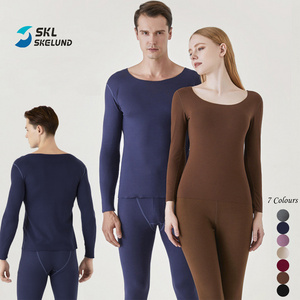 Wholesale Men Thermal Underwear Set Long Johns Thermal Underwear Winter Custom Logo Seamless Thick Thermal Underwear For Men