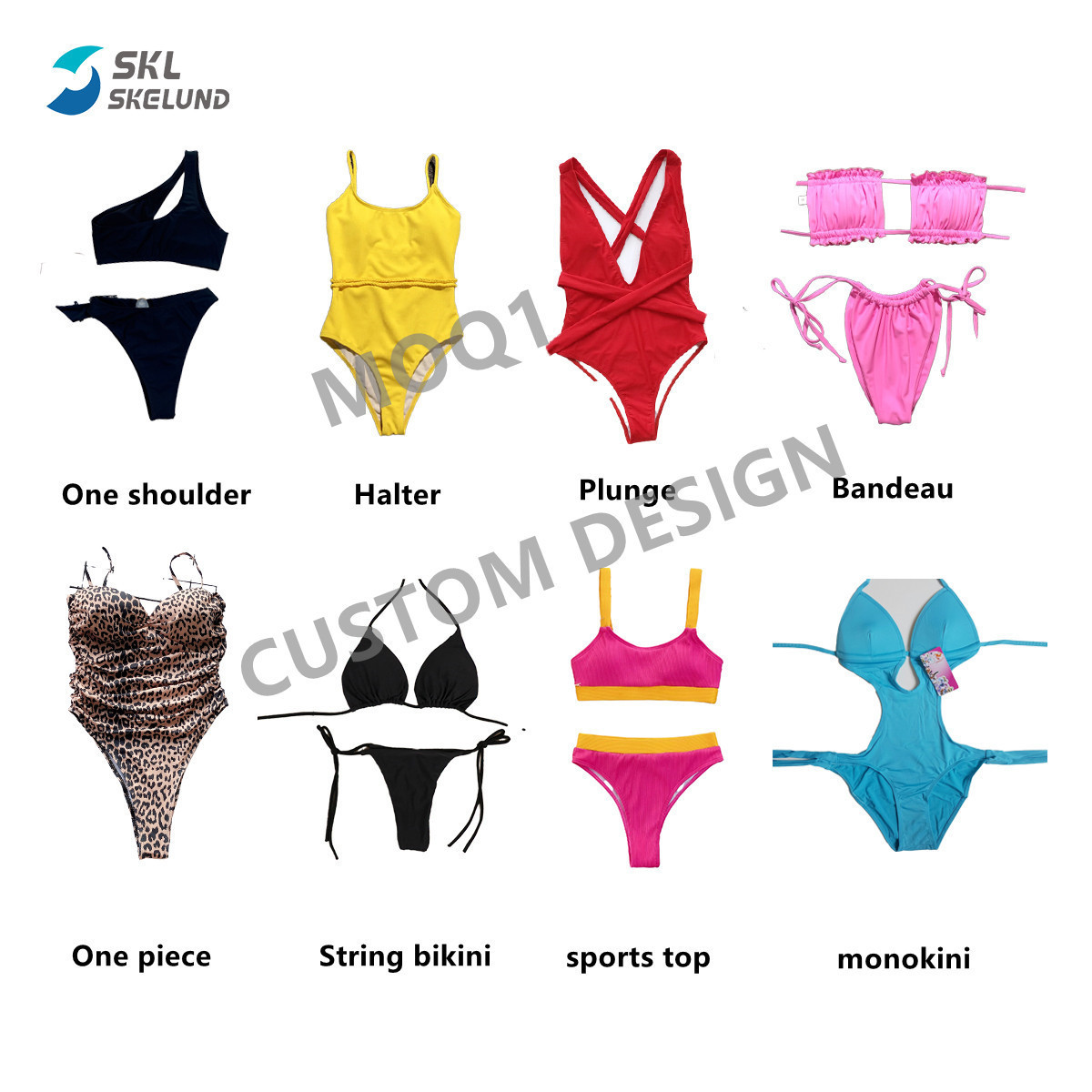 2022 MOQ 1 Custom Bikinis Cheap Price Custom Private Label Women Sexy Swimwear  Beachwear Swimsuit Girl Custom Bikini Set