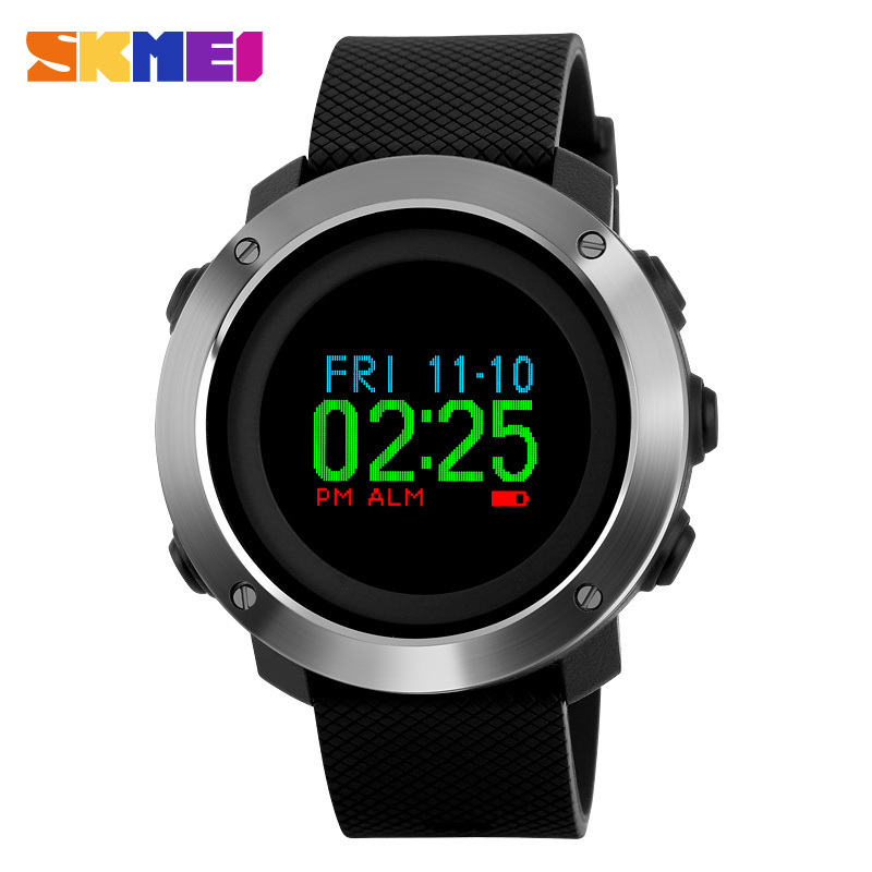 skmei 1336 LED screen digital watch pedometer compas multifunction waterproof high quality clock