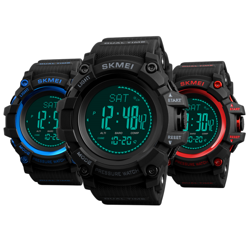 watch oem Amazon hot sells outdoor sport digital watches have compass pressure altimeter thermometer function