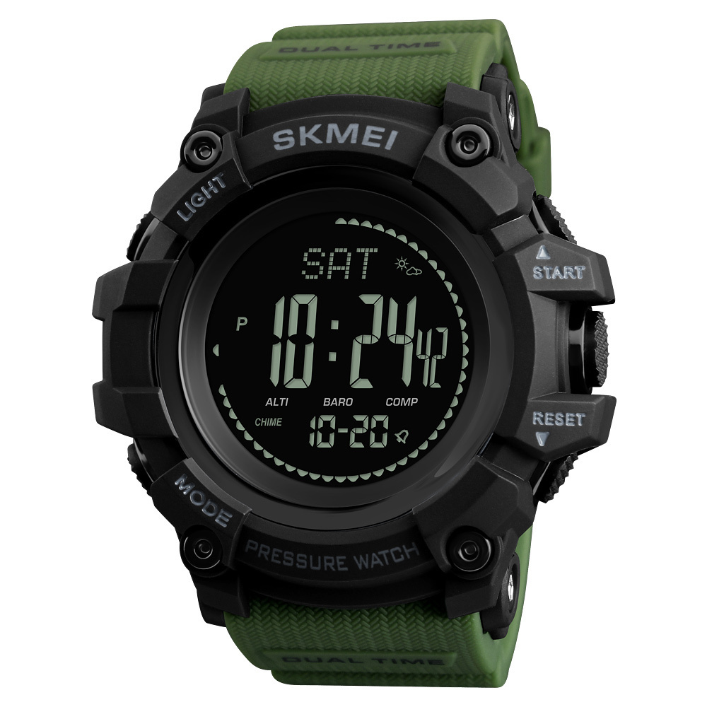 watch oem Amazon hot sells outdoor sport digital watches have compass pressure altimeter thermometer function