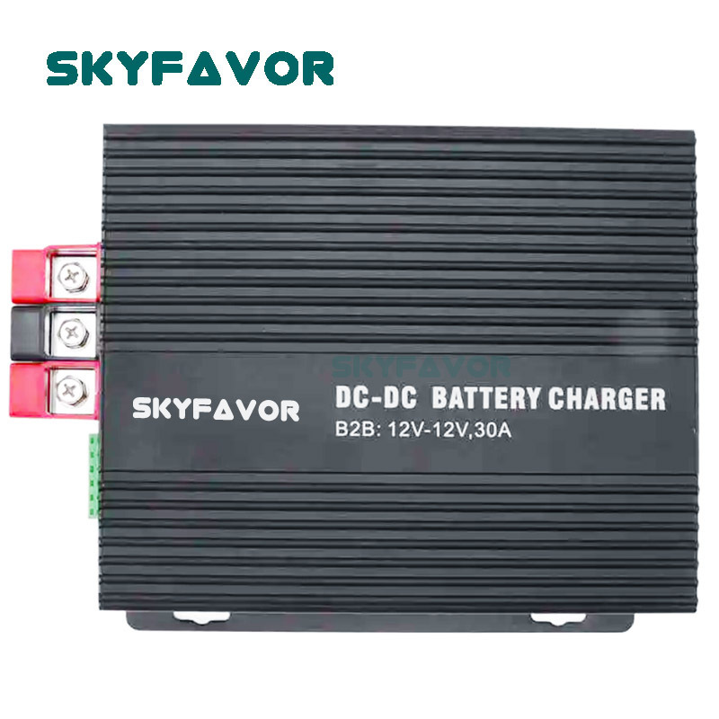 On board 12V DC DC charger 12V 60A  fast smart  Universal 12 volt LiFePO4 Lead-Acid SLA Gel AGM lithium ion battery charger