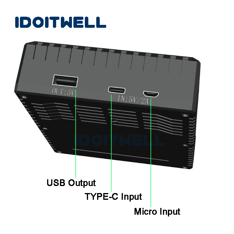 Universal NiMH 18650 li ion battery charger 6F22 AAA battery charger DIY power bank 26650 rechargeable battery charger with USB