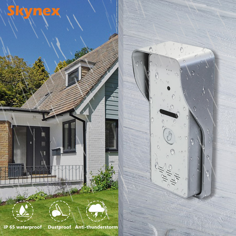 Smart home system ip wifi night vision waterproof video doorbell, support video door access control for villa and apartm