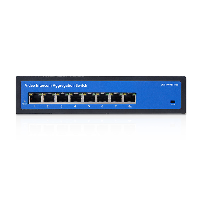 Competitive price Analog System 12v poe hardened switch 8 port gigabit