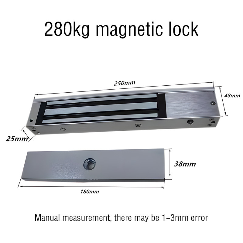 280KG single Magnetic support bracket Single door electromagnetic lock