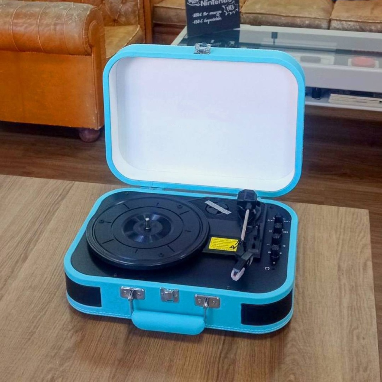 Record Player for Vinyl with Speakers,Bluetooth Oval Turntable for Vinyl Records with 2*3w Stereo Speakers,Diamond Cartridge