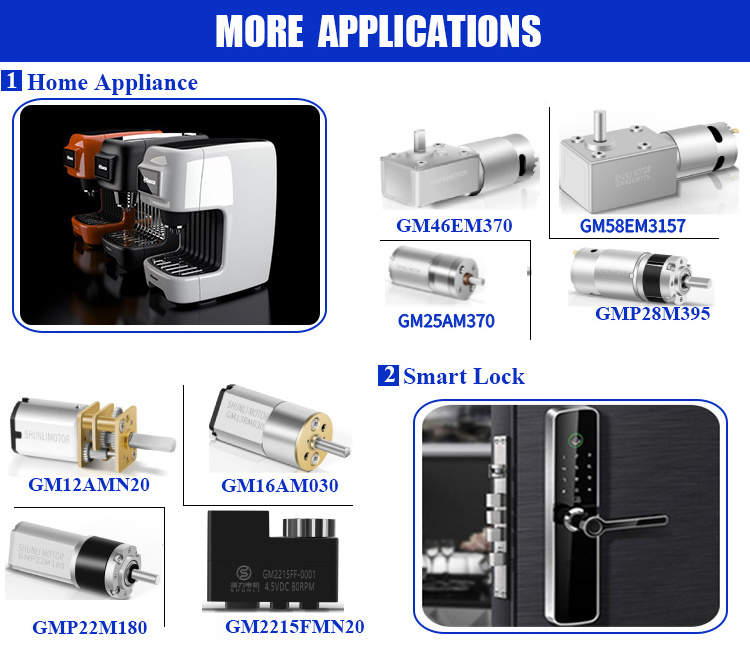 Shunli Custom 12v 3v 6v high torque dc motor power electric wheelchair motor Shunli motor