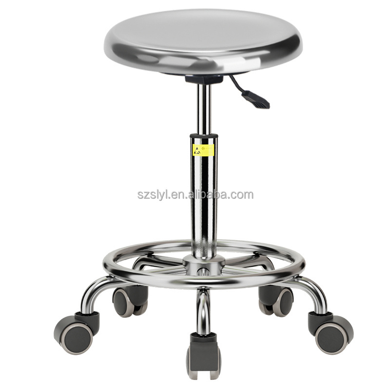 Operation Room Lab Stool  Surgical Nurse Stool Medical Stainless Steel Stool