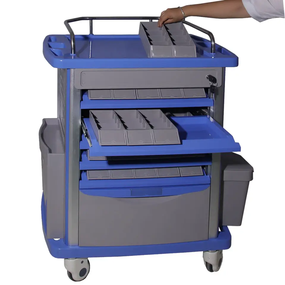 Factory Price Medical Trolley Drug Cart